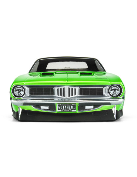 1-10 1972 Plymouth Barracuda Clear Body: Drag Car