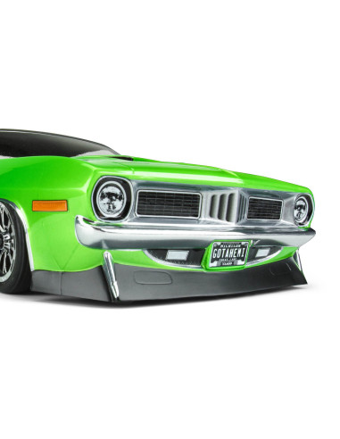1-10 1972 Plymouth Barracuda Clear Body: Drag Car