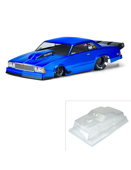 1-10 1978 Chevrolet Malibu Clear Body: Drag Car