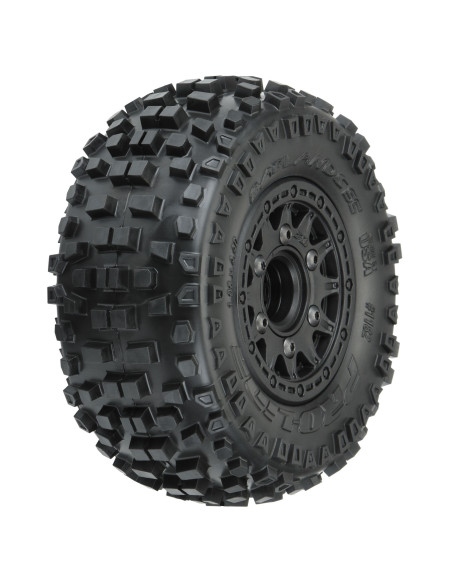 1-10 Badlands Front-Rear 2.2"-3.0" SC Mounted 12mm Black Raid (2)