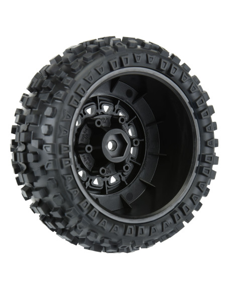1-10 Badlands Front-Rear 2.2"-3.0" SC Mounted 12mm Black Raid (2)