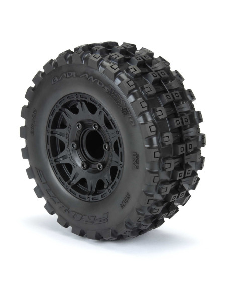 1-10 Badlands MX28 BELTED F-R 2.8" MT Tires MTD 12mm-14mm Raid (2)