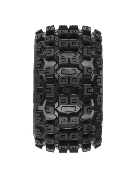 1-10 Badlands MX28 F-R 2.8" MT Tires MTD 12mm-14mm Black Raid (2)