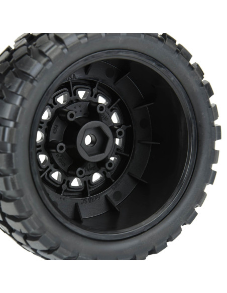 1-10 BFG KR2 M2 Front-Rear 2.2"-3.0" SC Mounted 12mm Blk Raid (2)