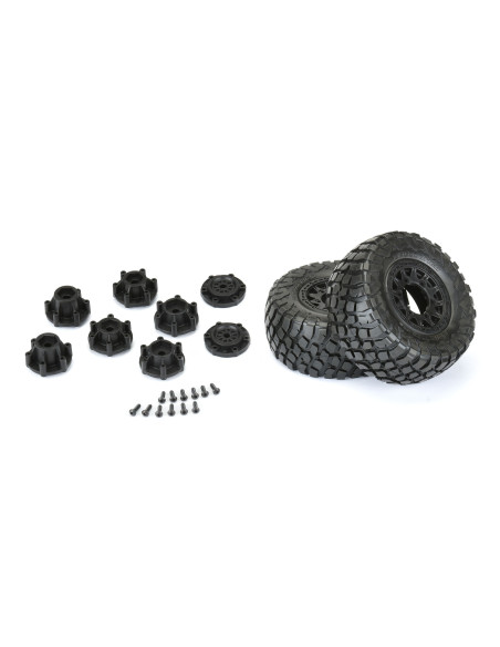 1-10 BFG KR2 M2 Front-Rear 2.2"-3.0" SC Mounted 12mm Blk Raid (2)