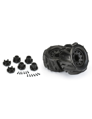 1-10 Dumont F-R 2.8" MT Tires Mounted 12mm-14mm...