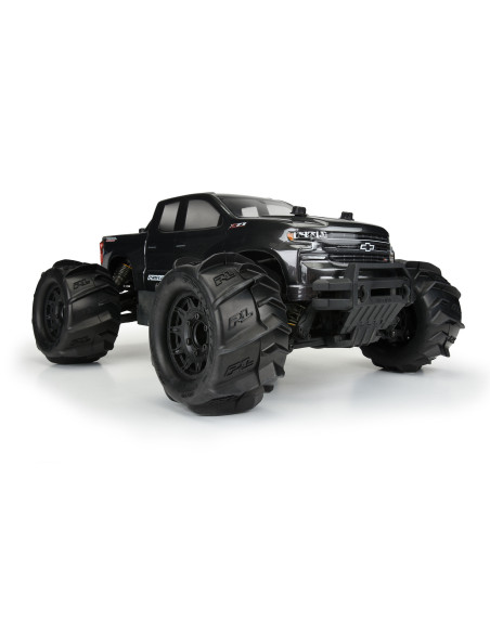 1-10 Dumont F-R 2.8" MT Tires Mounted 12mm-14mm Black Raid (2)