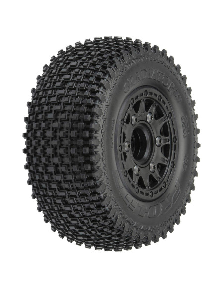 1-10 Gladiator M2 Front-Rear 2.2"-3.0" SC Mounted 12mm Blk Raid (2)