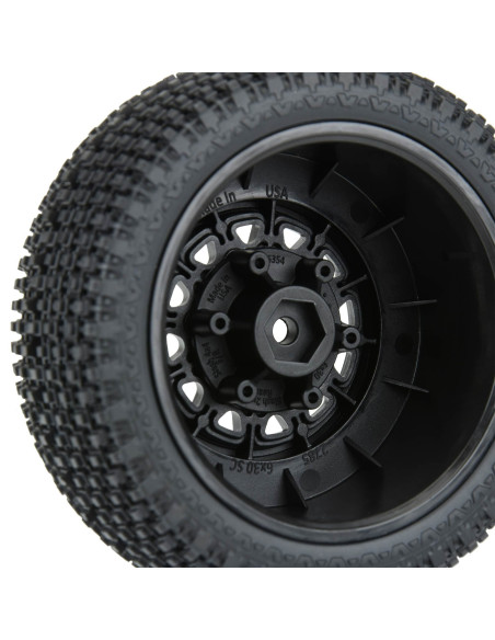 1-10 Gladiator M2 Front-Rear 2.2"-3.0" SC Mounted 12mm Blk Raid (2)