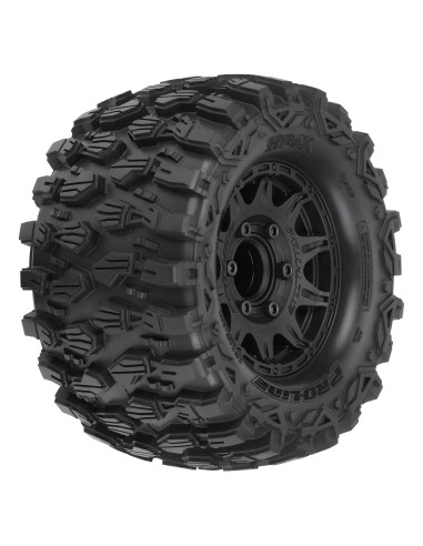 1-10 Hyrax F-R 2.8" MT Tires Mounted 12mm-14mm...