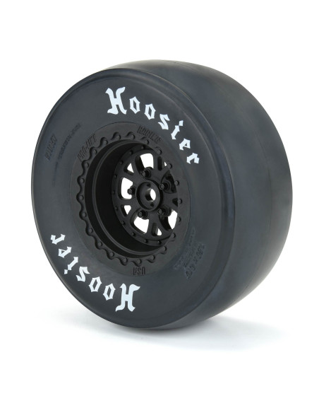 1-10 Pomona Drag Spec Rear 2.2"-3.0" 12mm Drag Wheels (2) Black