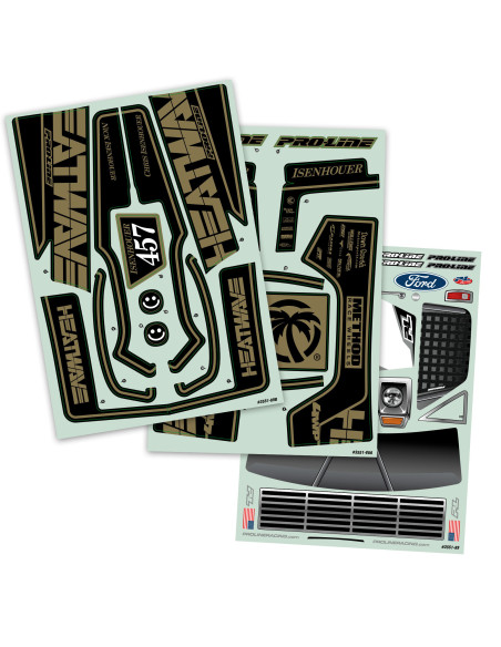 1-10 Pre-Cut 1967 Ford F-100 Heat Wave Black Body: Short Course