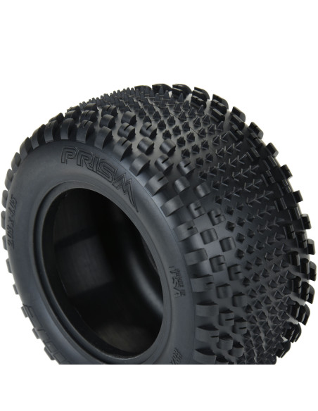 1-10 Prism T CR3 Front 2.2" Carpet Stadium Truck Tires (2)