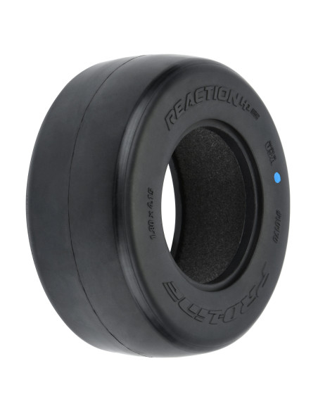 1-10 Reaction HP Ultra Blue Rear 2.2"-3.0" Drag Tires (2)
