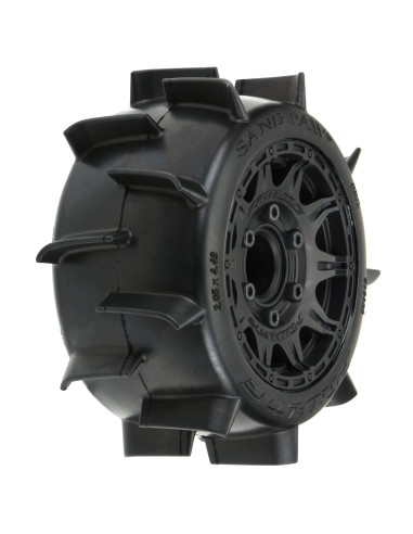 1-10 Sand Paw LP F-R 2.8" MT Tires Mounted...