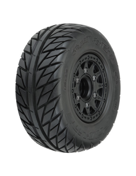 1-10 Street Fighter Fr-Rr 2.2"-3.0" SC Mounted 12mm Black Raid (2)