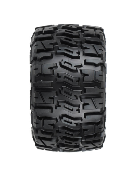 1-10 Trencher F-R 2.8" MT Tires Mounted 12mm-14mm Black Raid (2)