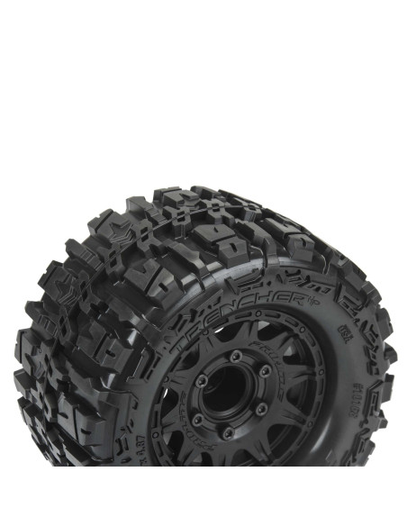 1-10 Trencher HP BELTED F-R 2.8" MT Tires MTD 12mm-14mm Blk Raid (2)