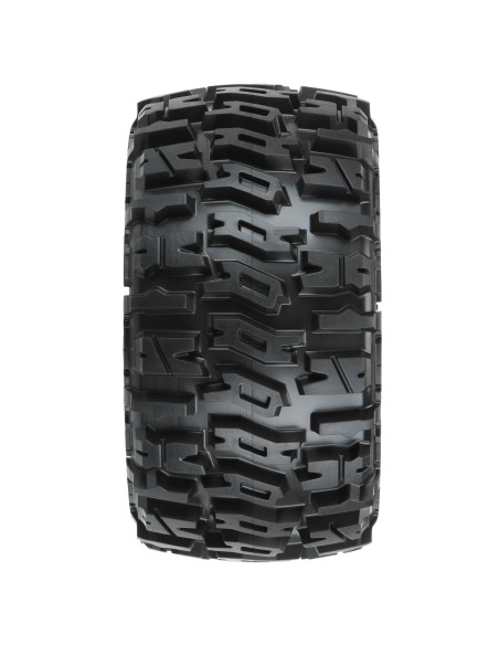 1-10 Trencher LP F-R 2.8" MT Tires Mounted 12mm-14mm Black Raid (2)