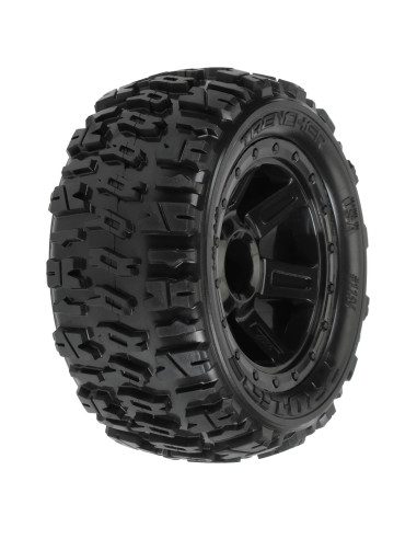 1-16 Trencher M2 Fr-Rr 2.2" Tires Mounted 12mm...