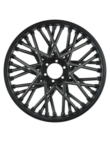 1-4 Bullyspoke V2 Bead Front Wheel Black: Promoto-MX