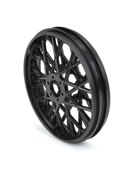 1-4 Bullyspoke V2 Bead Front Wheel Black: Promoto-MX
