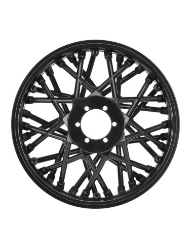 1-4 Bullyspoke V2 Bead Rear Wheel Black:...