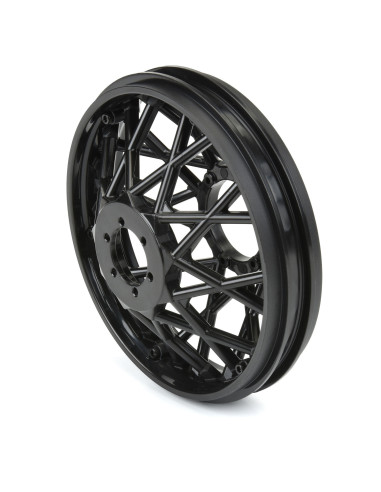 1-4 Bullyspoke V2 Bead Rear Wheel Black:...