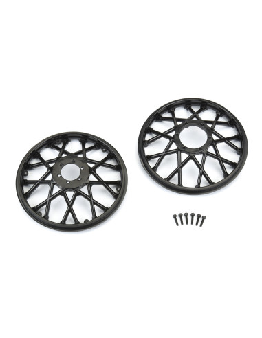 1-4 Bullyspoke V2 Bead Rear Wheel Black:...