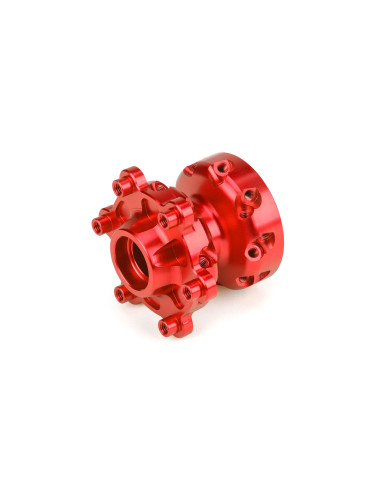 1-4 Pro-Spec Aluminum Front Hub Red: Promoto-MX
