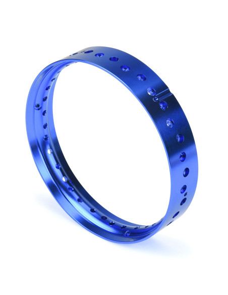 1-4 Pro-Spec Aluminum Front Rim Blue: Promoto-MX
