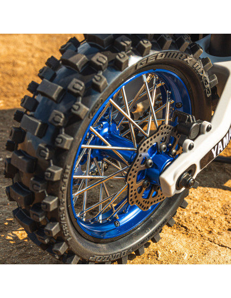 1-4 Pro-Spec Aluminum Rear Hub Blue: Promoto-MX