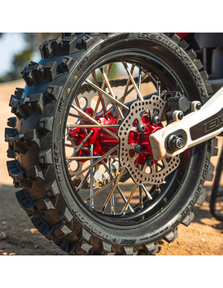 1-4 Pro-Spec Aluminum Rear Rim Black: Promoto-MX
