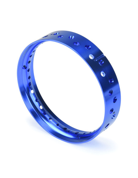 1-4 Pro-Spec Aluminum Rear Rim Blue: Promoto-MX