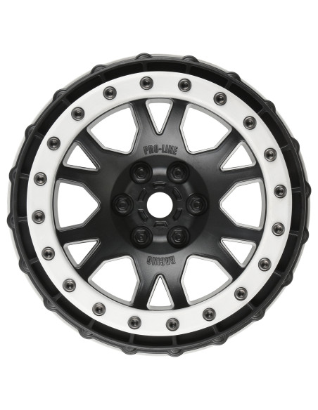 1-5 Impulse Pro-Loc Front-Rear 24mm X-MAXX Wheels (2) Black-Gray