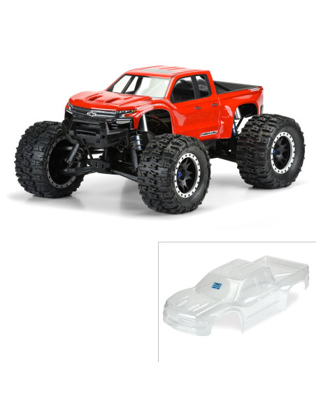 1-5 Pre-Cut 2019 Chevy Silverado Z71 Trail Boss Clear Body: X-MAXX