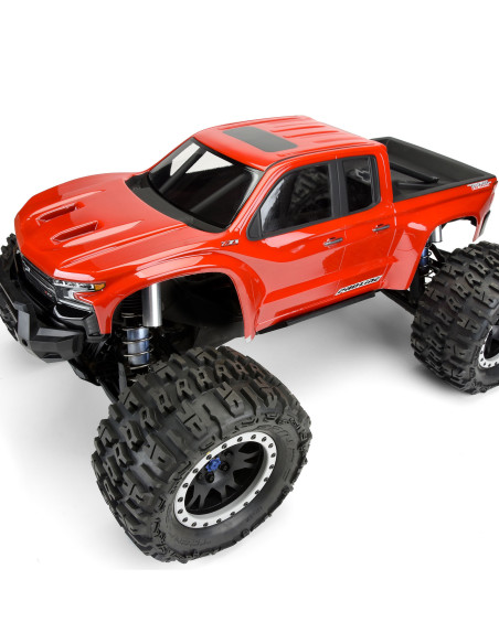 1-5 Pre-Cut 2019 Chevy Silverado Z71 Trail Boss Clear Body: X-MAXX