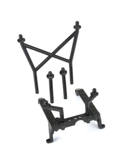 1-6 Extended Front and Rear Body Mounts: SCX6