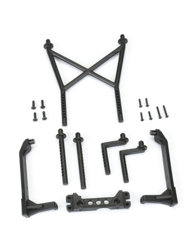 1-6 Extended Front and Rear Body Mounts: SCX6