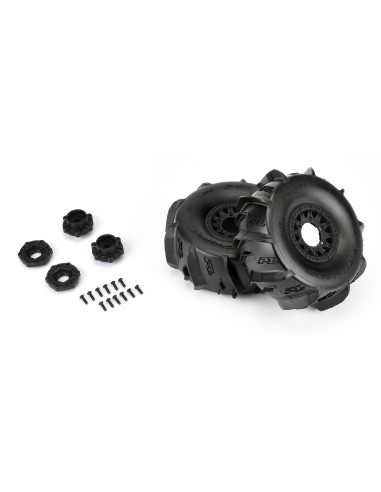 1-7 Dumont Sand-Snow F-R Tires MTD 17mm Black...