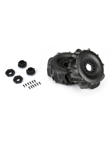 1-7 Dumont Sand-Snow F-R Tires MTD 17mm Black Raid (2): Mojave-UDR