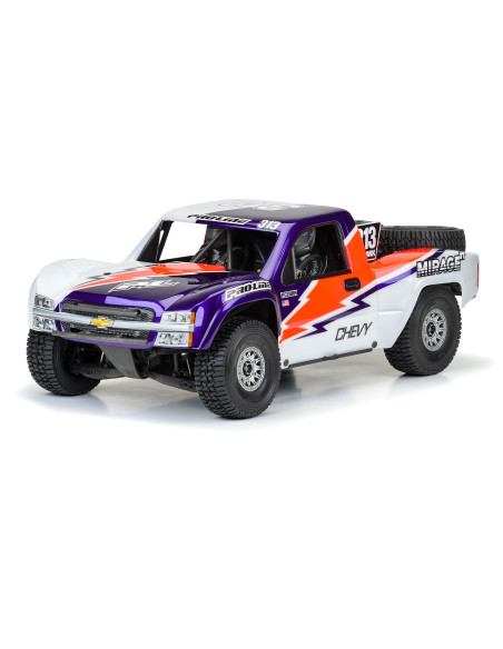 1-7 Pre-Cut 2007 Chevy Silverado Clear Body: Unlimited Desert Racer