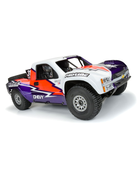 1-7 Pre-Cut 2007 Chevy Silverado Clear Body: Unlimited Desert Racer