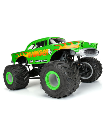 1-8 1957 Chevy Bel Air "Avenger" Clear Body: LMT  Crawler & 1-8 MT
