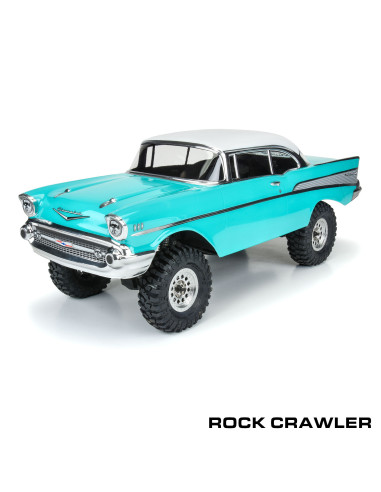 1-8 1957 Chevy Bel Air "Avenger" Clear Body:...