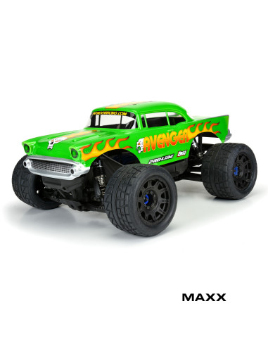 1-8 1957 Chevy Bel Air "Avenger" Clear Body:...