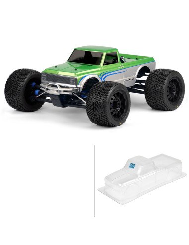 1-8 1972 Chevy C-10 Long Bed Clear Body:...