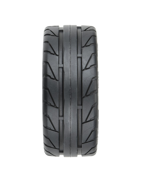 1-8 Vector S3 Front-Rear 35-85 2.4" Belted Mounted Tires  14mm Gray: Vendetta