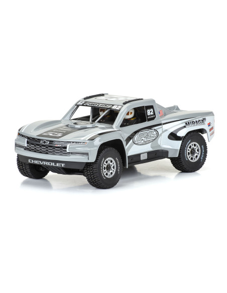 1-16 Pre-Cut 2019 Chevy Trophy Truck Tough-Color Gray Body: GROM