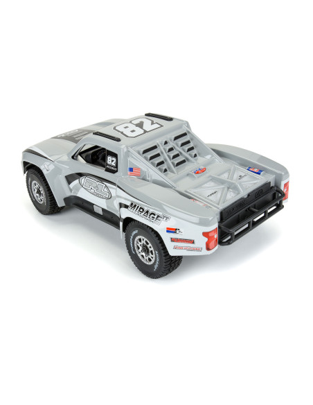 1-16 Pre-Cut 2019 Chevy Trophy Truck Tough-Color Gray Body: GROM